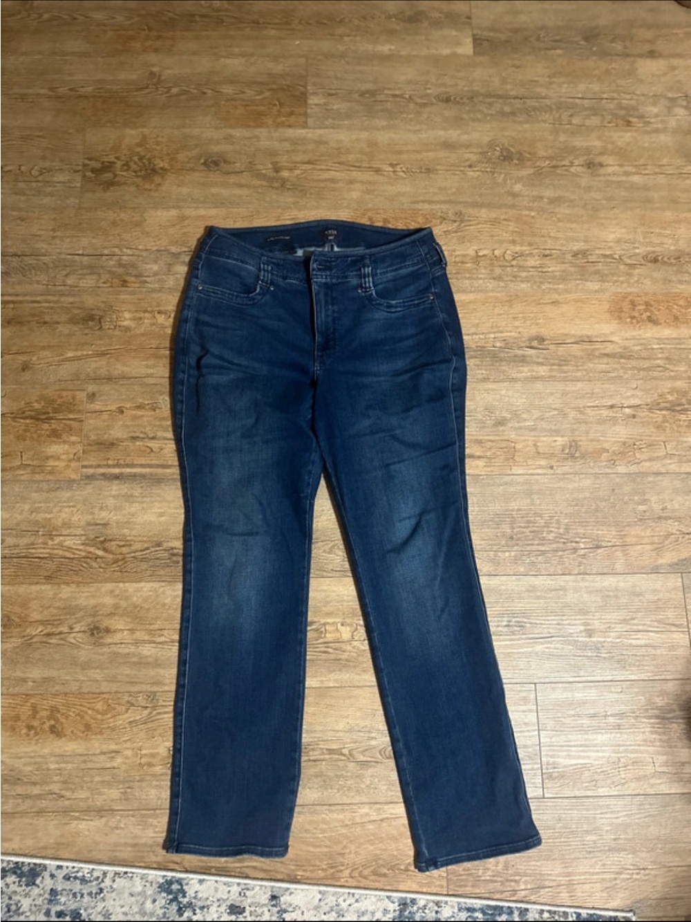 NYDJ Women's Indigo Straight-Leg Jeans